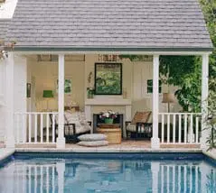 Pool House with Porch